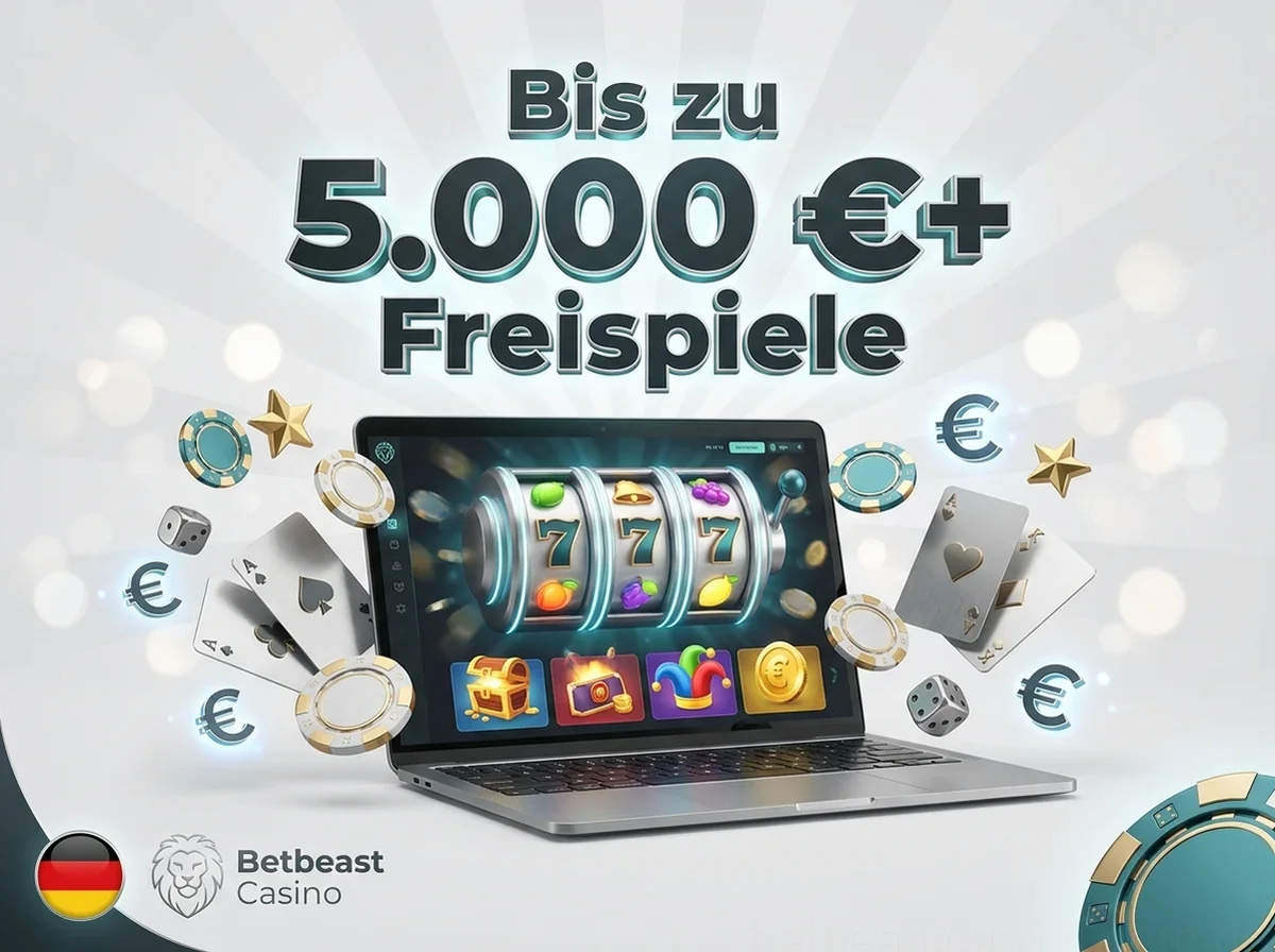 Bis zu 5.000 €+ Freispiele